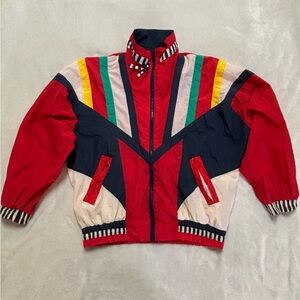 Vintage Multicolor Windbreaker Jacket